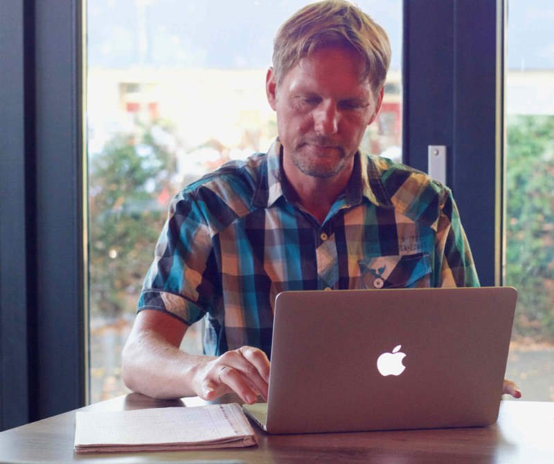 Martin van Webmaat aan de slag met maatwerk website