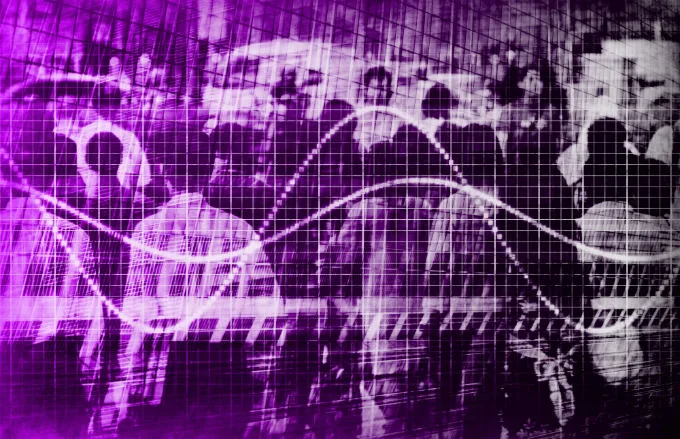 hoeveelheid bezoekers website meten met website analytics uitgedrukt in een illustratie